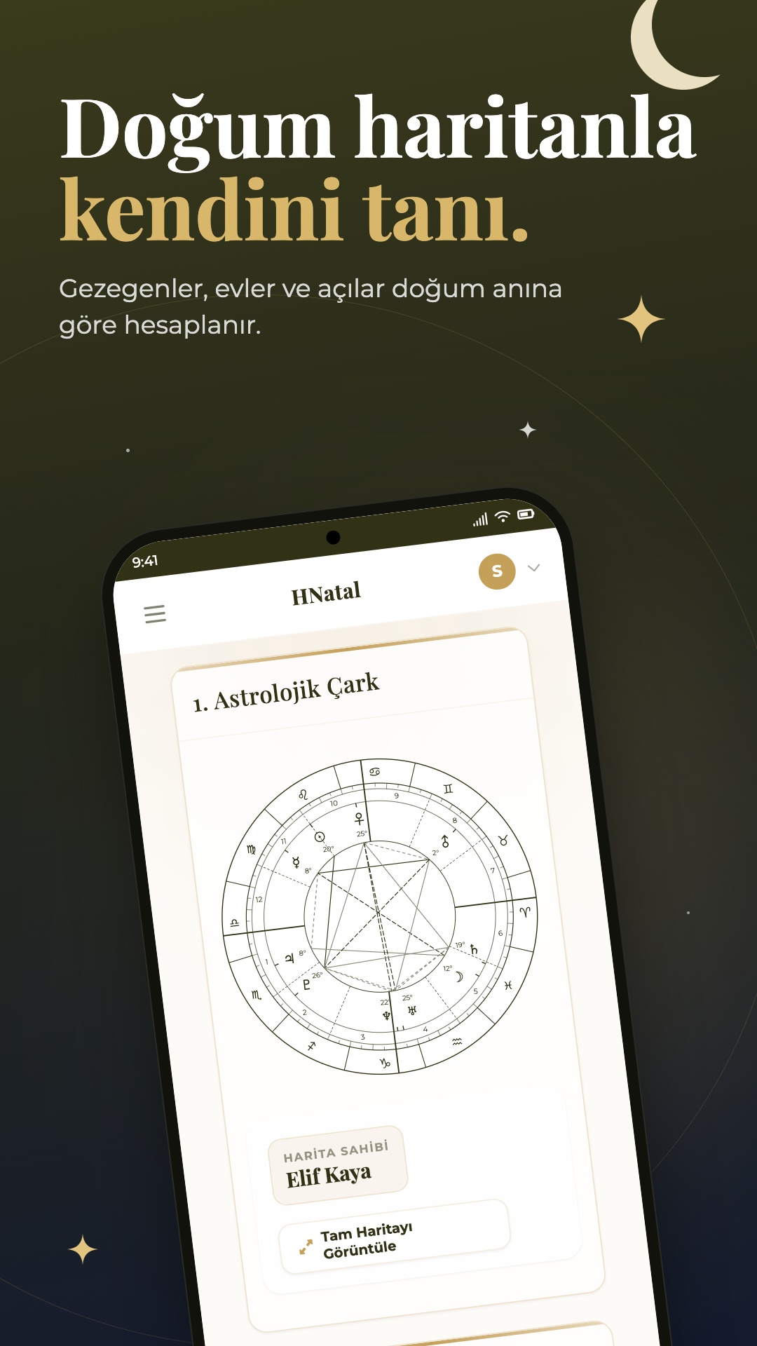 HNatal doğum haritası ekranı